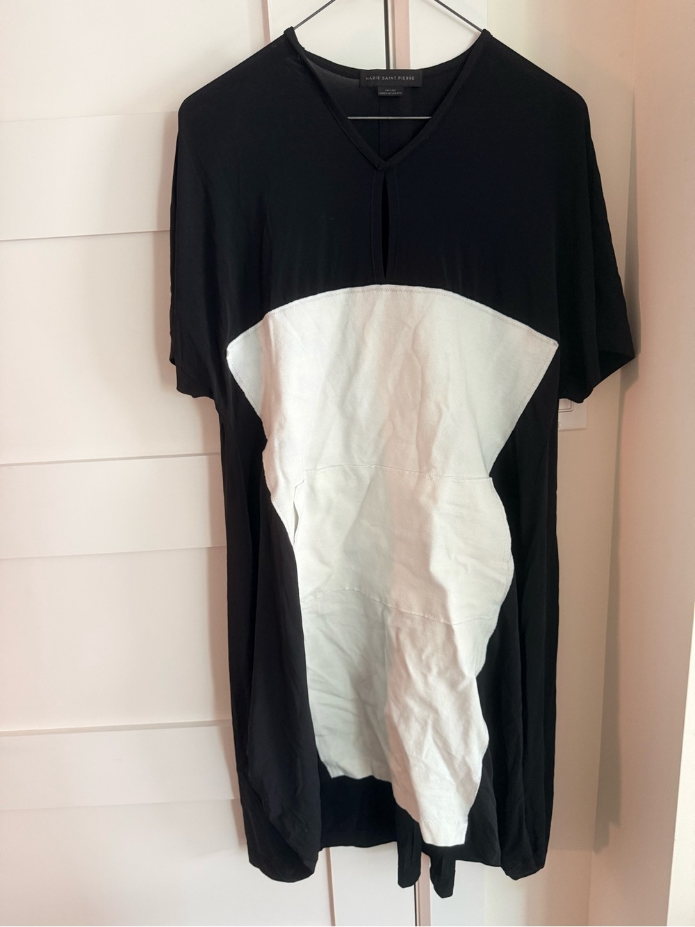 Marie Saint Pierre Black and White Dress